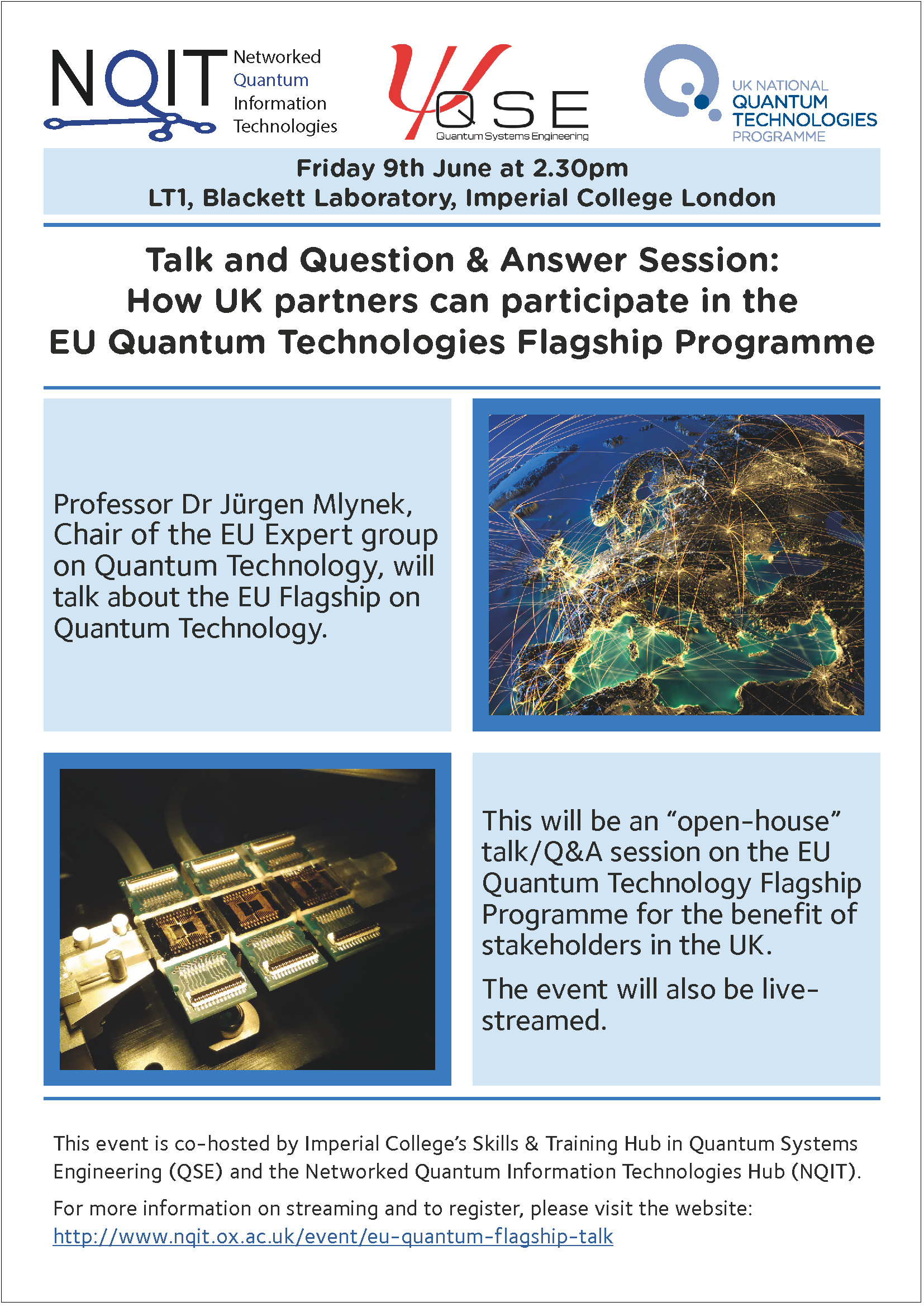 Question and Answer session: How UK partners can participate in the EU Quantum Technologies Flagship Programme