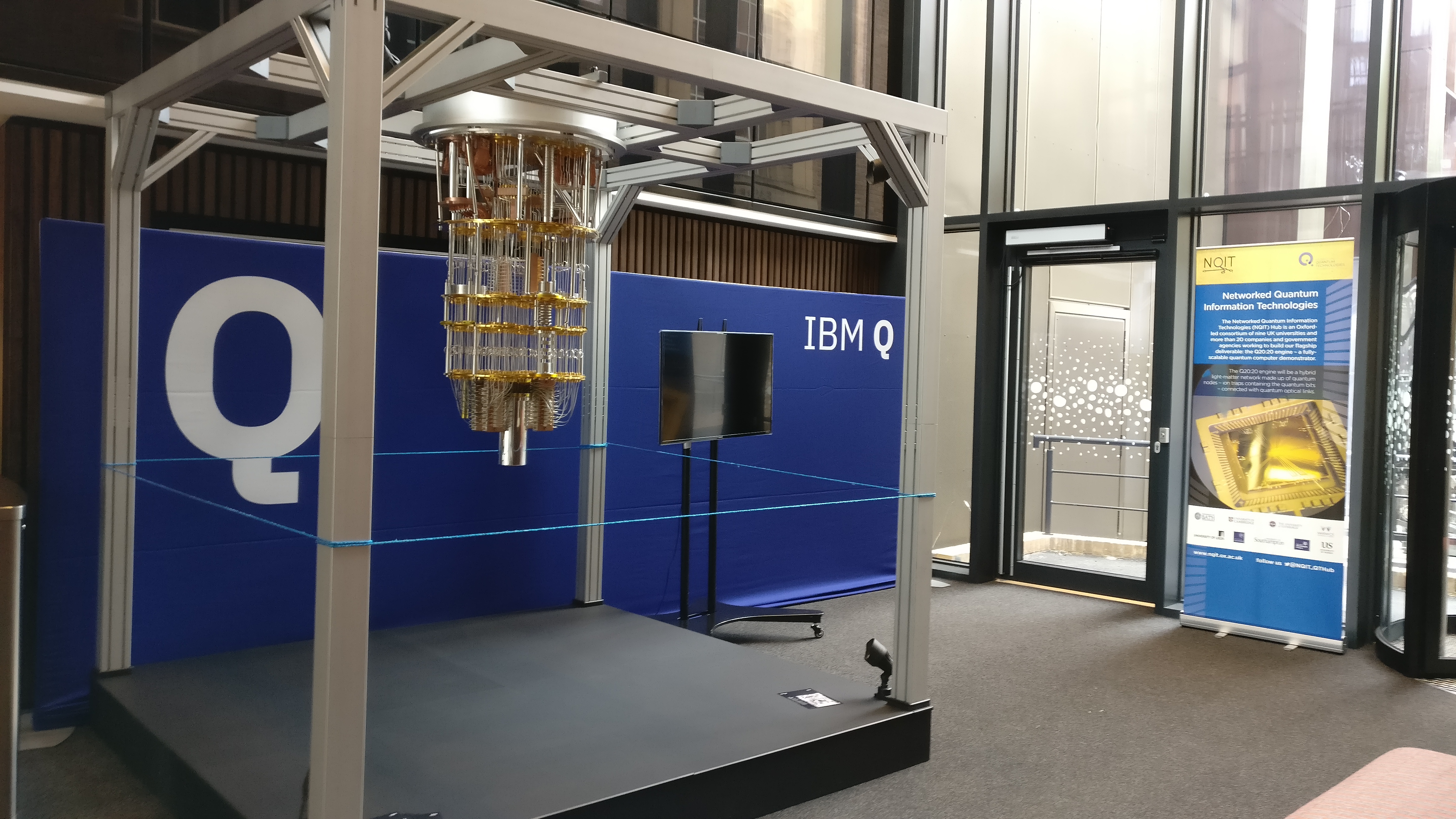 IBM Q Exhibit in Beecroft Foyer