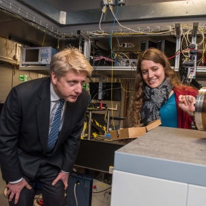 Jo Johnson MP visiting our labs in Oxford