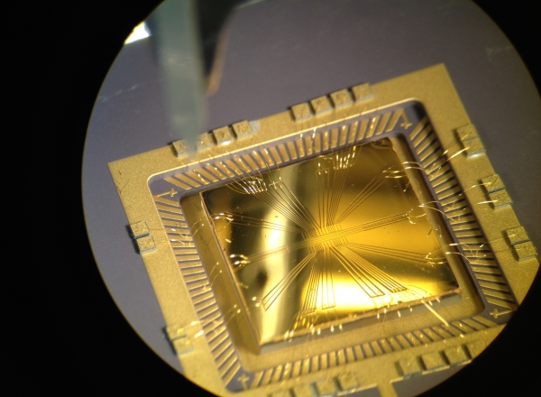NQIT Graduate Student wins top science photography prize for image of gold chip ion-trap