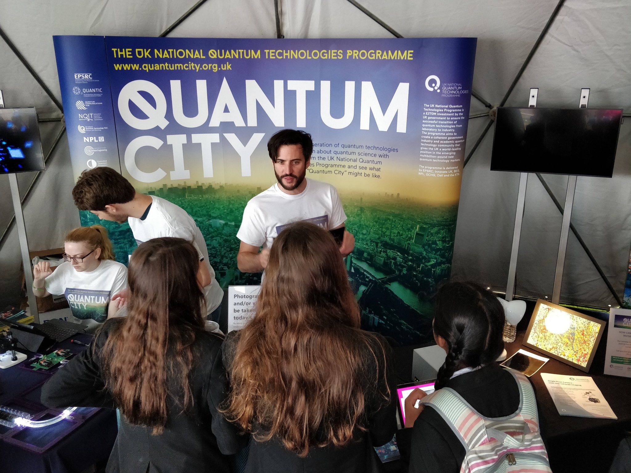 Quantum City at Cheltenham Science Festival, 2018