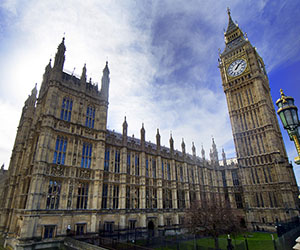 UK Parliament, a view of the Elizabeth Tower